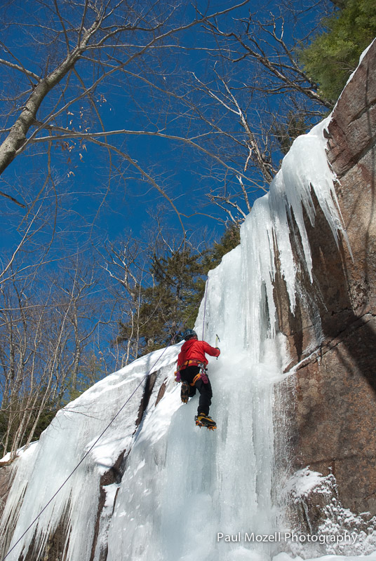 Ice Cllimbing In New Hampshire